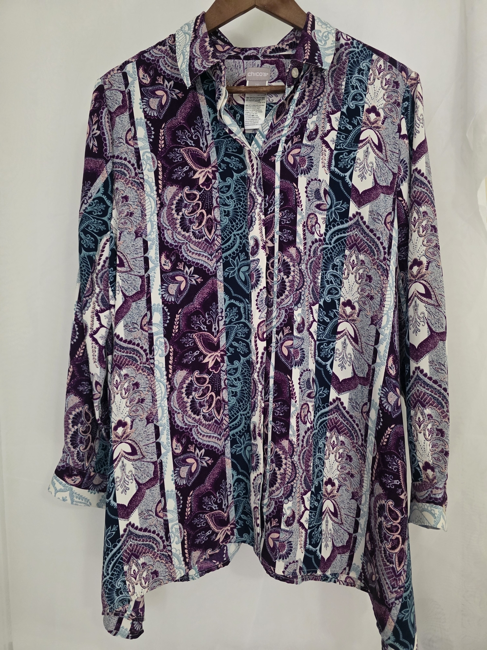 Chicos Women's Button-Up Long Sleeve